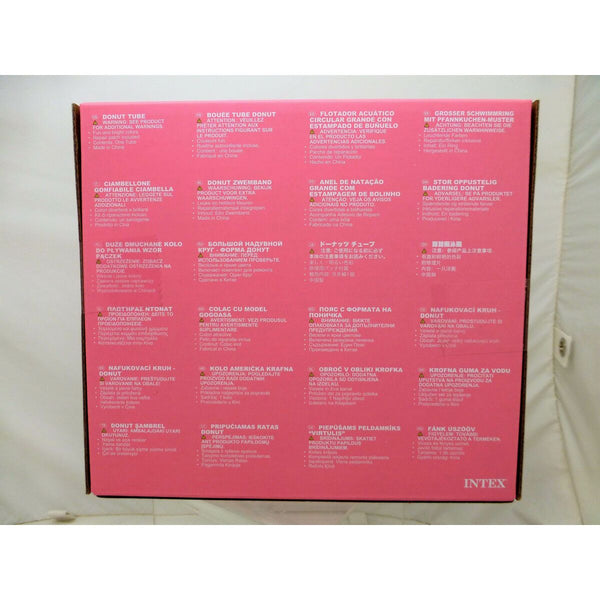 Aufblasbarer Donut-Schwimmhilfe Intex 107 x 99 x 23 cm
