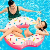 Aufblasbarer Donut-Schwimmhilfe Intex 107 x 99 x 23 cm