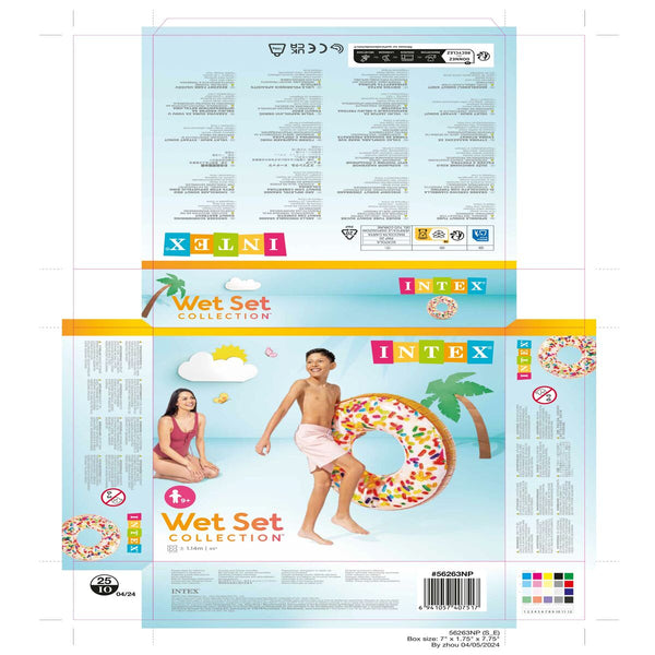 Schwimmreifen Intex Donut Weiß 99 x 25 cm