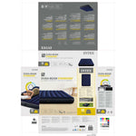 Luftmatratze Intex STANDARD CLASSIC DOWNY 203 x 25 x 152 cm