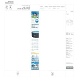 Schwimmbad Abnehmbar Intex 478 x 124 x 478 cm