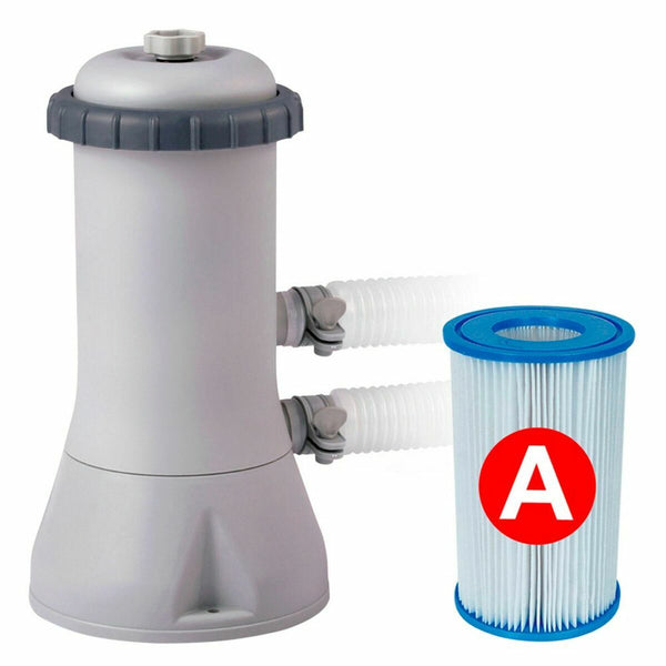 Schwimmbad Abnehmbar Intex Prism Frame 457 x 107 cm 14.614 l Grau