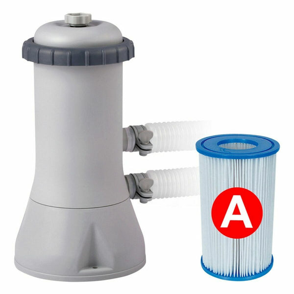 Schwimmbad Abnehmbar Intex Prism Frame 457 x 122 cm Grau 16.805 l