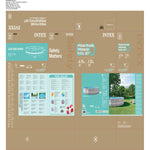 Schwimmbad Abnehmbar Intex 26756NP 610 x 132 x 610 cm