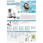 Aufbereitungsanlage für Schwimmbad Intex 26676 350 W