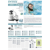 Aufbereitungsanlage für Schwimmbad Intex 26676 350 W