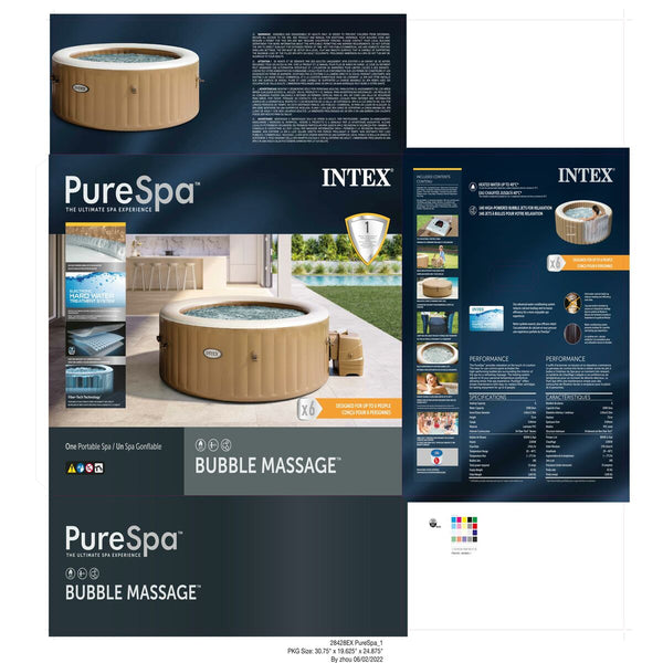 Aufblasbares Spa Intex 216 x 71 x 216 cm 1098 L