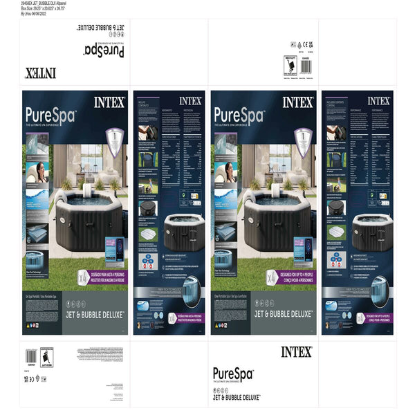 Aufblasbares Spa Intex 201 x 71 x 201 cm 795 L