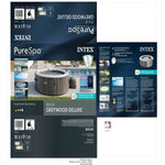 Aufblasbares Spa Intex Purespa Greywood Deluxe 28440EX 220-240 V 4 Plätze 1741 l/h