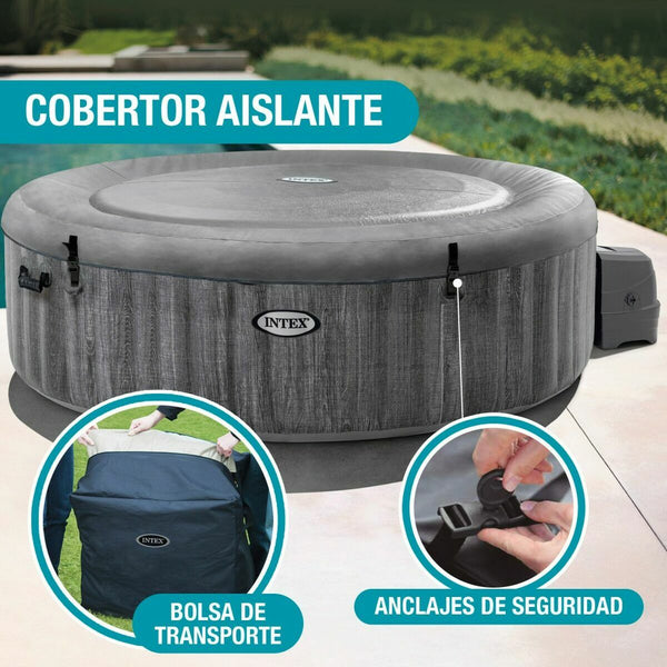 Aufblasbarer Pool Intex 6 Plätze 220-240 V Jacuzzi 216 x 71 cm