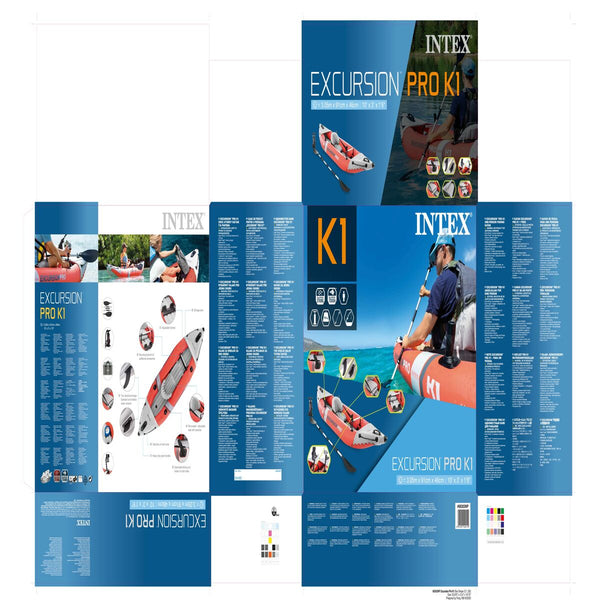 Aufblasbares Kanu Intex Excursion Pro 305 x 91 x 46 cm