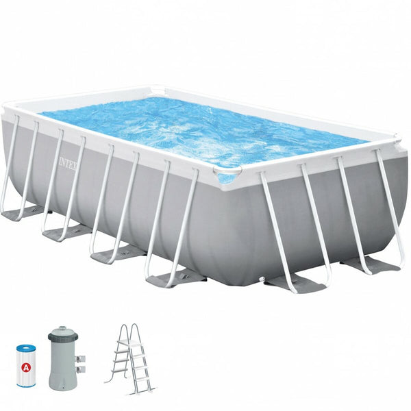 Schwimmbad Abnehmbar Intex 400 x 122 x 400 cm 400 x 200 x 122 cm
