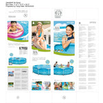 Schwimmbad Abnehmbar Intex 305 x 76 x 305 cm