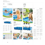 Schwimmbad Abnehmbar Intex 28274NP 450 x 84 x 220 cm