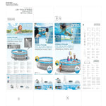 Schwimmbad Abnehmbar Intex 488 x 122 cm