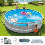 Schwimmbad Abnehmbar Intex 488 x 122 cm