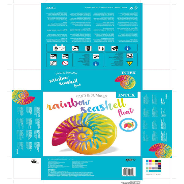 Luftmatratze Intex Bunt Schnecke (157 x 127 x 25 cm)