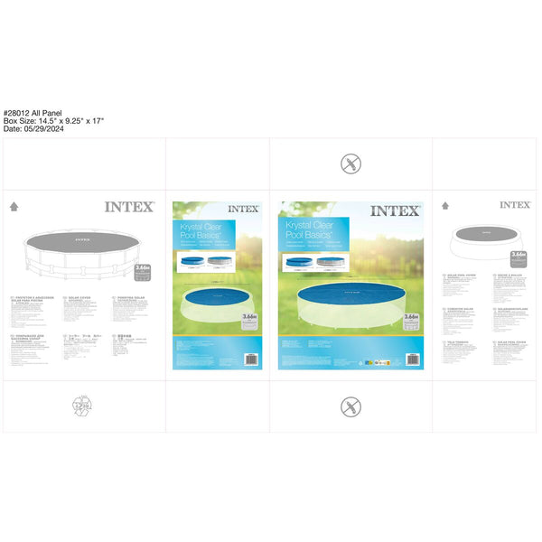 Poolabdeckung Intex 28012 Solar rund