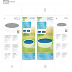 Poolabdeckung Intex 28014 rund Solar Ø 488 cm