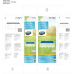 Poolabdeckung Intex 28016 rechteckig Solar 549 x 274 cm
