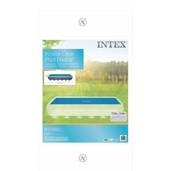 Poolabdeckung Intex 28017 Solar 732 x 366 cm