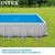 Poolabdeckung Intex Frame Solar rechteckig 378 x 186 cm