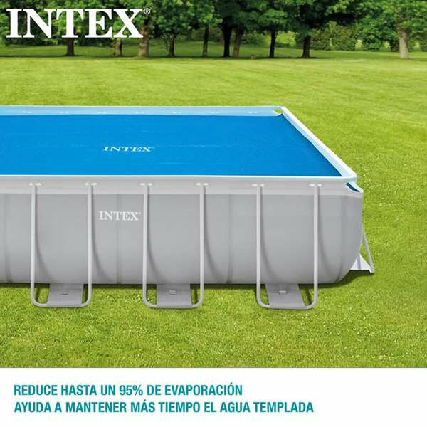 Poolabdeckung Intex Frame Solar rechteckig 378 x 186 cm