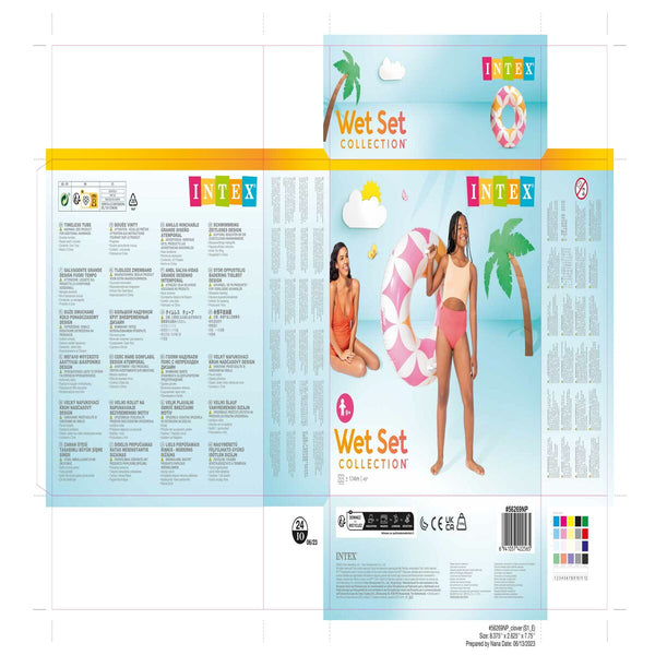 Aufblasbarer Schwimmring Intex Timeless Ø 91 cm Donut