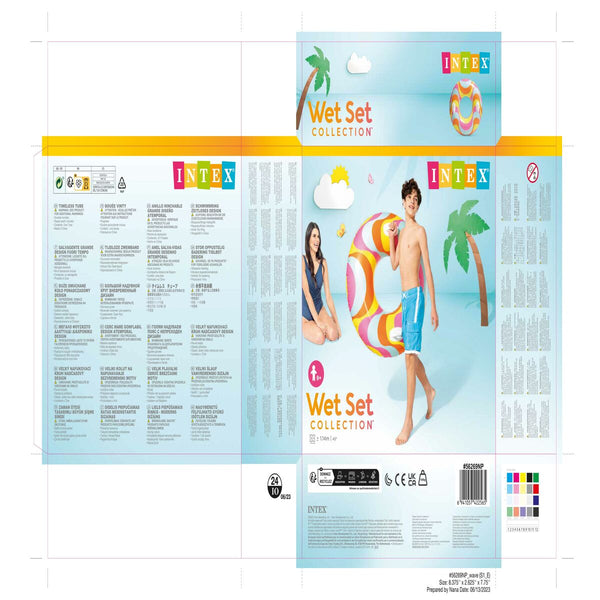 Aufblasbarer Schwimmring Intex Timeless Ø 91 cm Donut