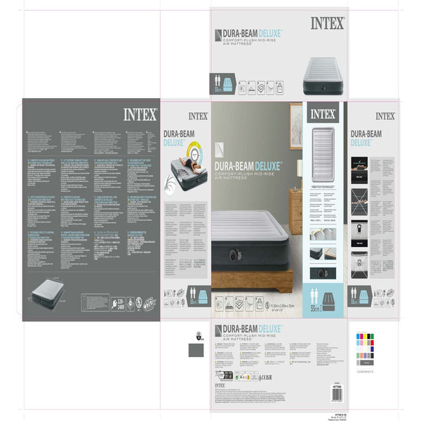 Aufblasbares Bett Intex Queen Series H Mid-Rise 152 x 33 x 203 cm
