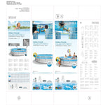 Schwimmbad Abnehmbar Intex 427 x 107 x 427 cm