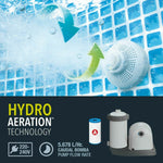 Schwimmbad Abnehmbar Intex Chevron Prism 427 x 107 cm 488 x 122 cm kreisförmig