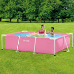Schwimmbad Abnehmbar Intex 220 x 150 x 60 cm Rosa 1662 L