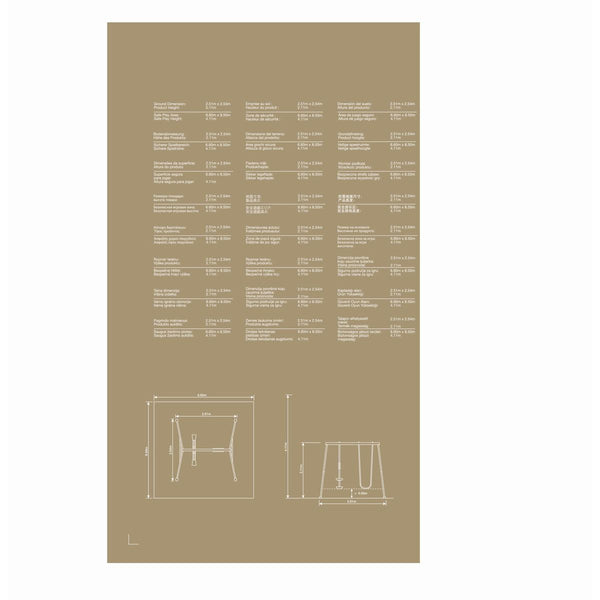 Schaukel Intex 44120 Wippe 251 x 211 x 254 cm