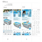 Schwimmbad Abnehmbar Intex 400 x 122 x 200 cm