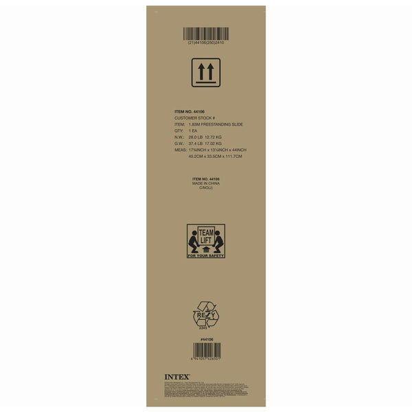 Pool-Rutsche Intex 84 x 119 x 196 cm