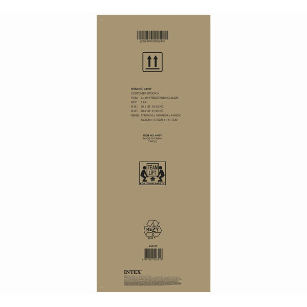 Pool-Rutsche Intex 84 x 147 x 251 cm