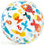 Aufblasbarer Ball Intex 59040NP 51 cm Weiß Bunt