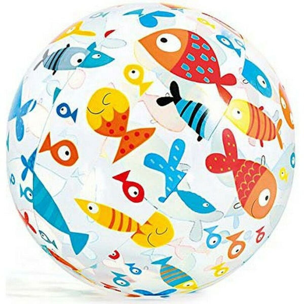 Aufblasbarer Ball Intex 59040NP 51 cm Weiß Bunt