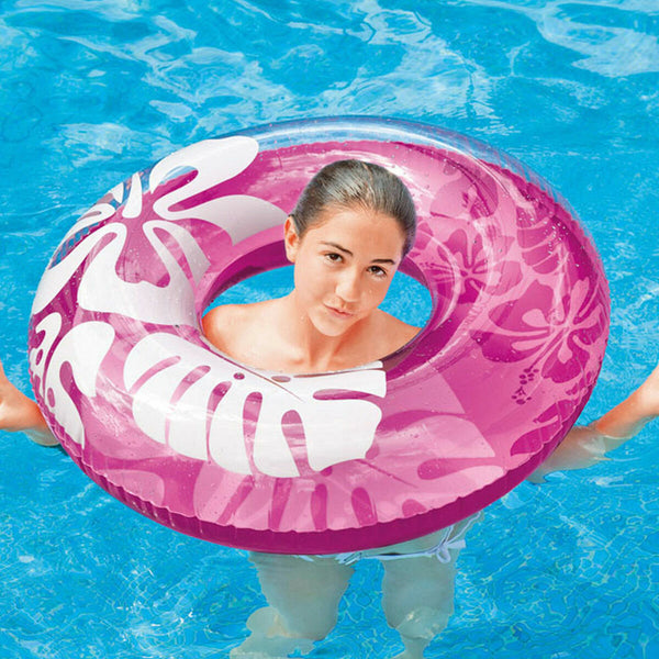 Aufblasbarer Donut-Schwimmhilfe Intex 59251 Ø 91 cm Bunt