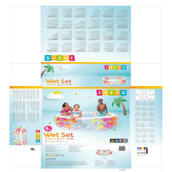 Aufblasbarer Pool Intex 56494NP 840 L 229 x 56 x 229 cm