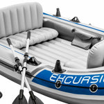 Aufblasbarer Boot Colorbaby 4 menschen Blau Weiß