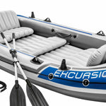 Aufblasbarer Boot Colorbaby Blau Weiß 5 menschen