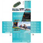 Aufblasbarer Boot Intex Seahawk 4 grün 351 x 48 x 145 cm