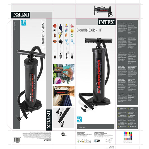 Luftpumpe Double Quick Iii Intex Handbuch