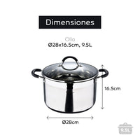 Dauerkochtopf Masterpro bgmp-1506 ø 28 cm (9,5 L)