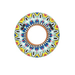 Bestway Aufblasbarer Schwimmer mit Griffen Aztec D107 cm +12 Jahre Strand und Pool 36294
