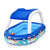 Bestway Aufblasbares Kinderpool Abnehmbares Dach Boot mit Lenkrad 213x155x132 cm +3 Jahre Garten 54370