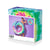 Bestway aufblasbares Rad mit Griffen und Rückenlehne Tie Dye D118 cm Strand und Pool 43637