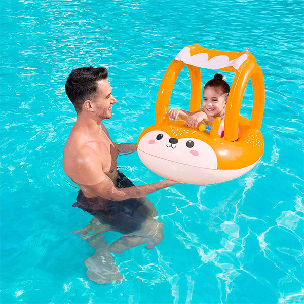 Bestway Kinderaufblasbares Boot Fuchs 94x66 cm +3 Jahre Strand und Pool 34168